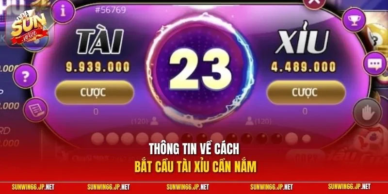 Cách Bắt Cầu Tài Xỉu Chuẩn Xác – Thực Hiện Từ Chuyên Gia 2 Sunwin Thông tin về cách bắt cầu tài xỉu cần nắm